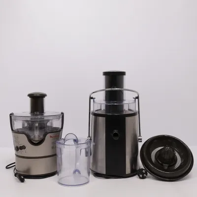 Råsaftcentrifug (Silverfärgad, Svart, Transparent) från Moulinex