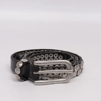 Bälte (Svart, Silverfärgad) från Liebeskind Skinn
