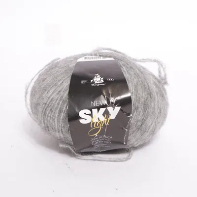 Yarn (Sky Light) from Mayflower Alpaca wool, Nylon