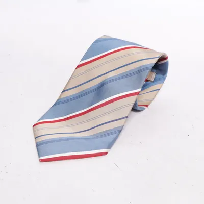 Cravate (Bleu, Beige, Rouge) de Attention Soie