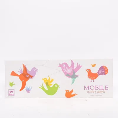 Baby cot mobile (Envolée Colorée) from Djeco