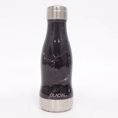 Waterfles (Zwart, Zilver) van Glacial