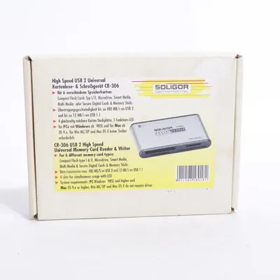 Lecteur de carte mémoire (Pocket Reader) de Soligor