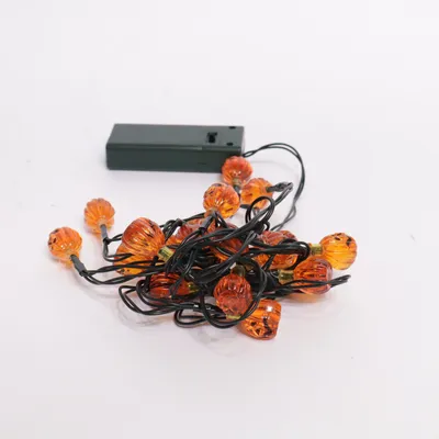 Lyskæde (Orange, Sort)
