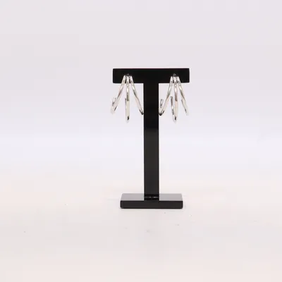 Örhängen (Silverfärgad) Okänd metall