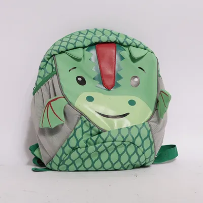 Backpack (Green, Gray, Multicolored)