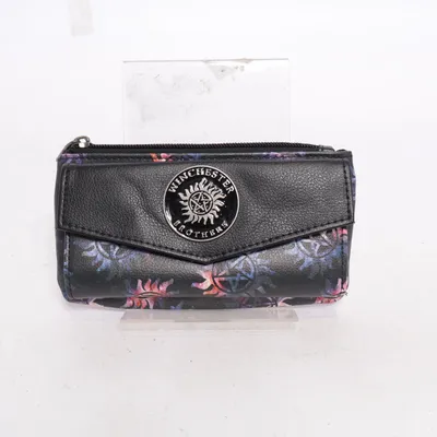 Wallet (Black, Multicolored) from Super.Natural Polyester, Polyurethane