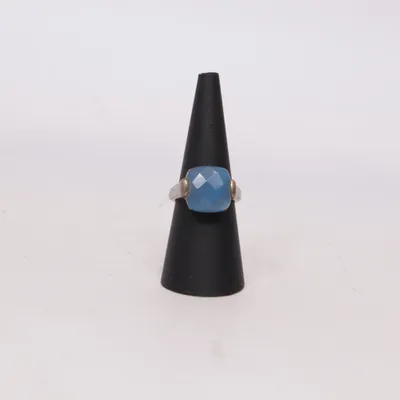 Ring (Blå, Silverfärgad) Silver