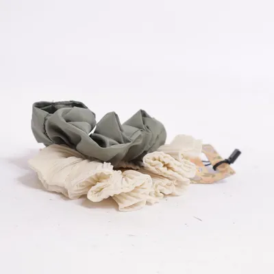 Élastique pour cheveux (Gris, Beige) de EB