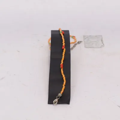 Anklet (Yellow, Multicolored) Plastic