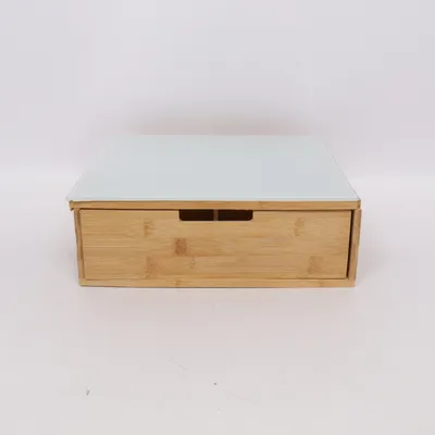 Boîte de rangement (Blanc, Marron)