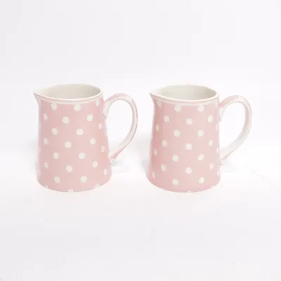 Cream jug (Dotty Pale Pink) from Greengate
