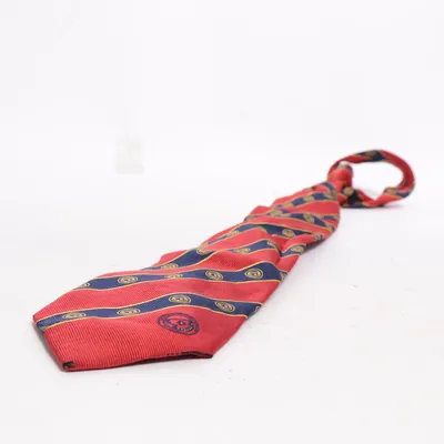 Stropdas (Rood, Blauw, Geel) van Striessnig Zijde