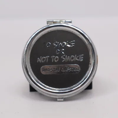 Askfat (Svart, Silverfärgad)