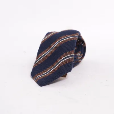 Tie (Blue, Brown, White) from Monokel Cotton, Silk