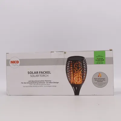 Solar powered light (Black) from NKD