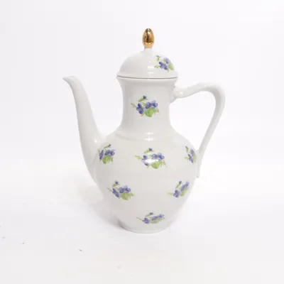 Teapot (White, Multicolored) from Winterling