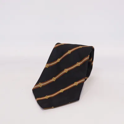 Tie (Black, Brown, Yellow) from DAKS London Silk