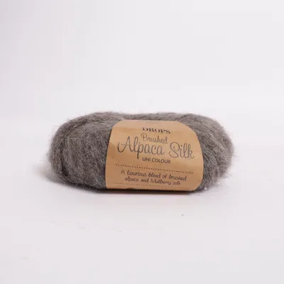 Fil (Brushed Alpaca Silk) de Drops Laine d'alpaga, Soie