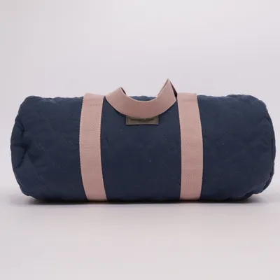 Sac de week-end (Bleu, Rose) de Søstrene Grene Coton, Polyester