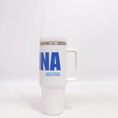 Thermos mug (White, Blue) from Vienna