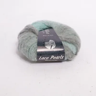 Garn (Lace Pearls Degrade) från Lana Grossa Alpackaull, Mohair, Polyamid