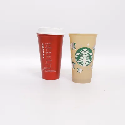 Dricksglas (Röd, Beige, Vit) från Starbucks