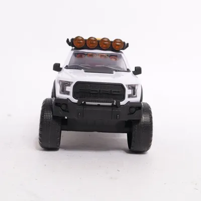 Leksaksbil (Vit, Svart, Gul) från Dickie Toys