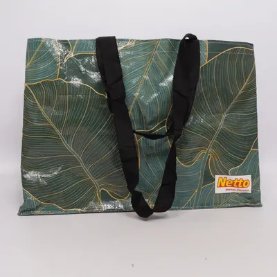 Canvas bag (Green, Gold) from Netto