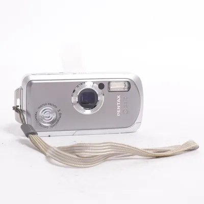 Digital compact camera (Optio W10) from Pentax