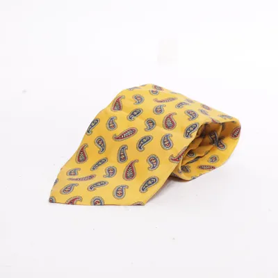 Cravate (Jaune, Multicolore) de Edsor Kronen Soie