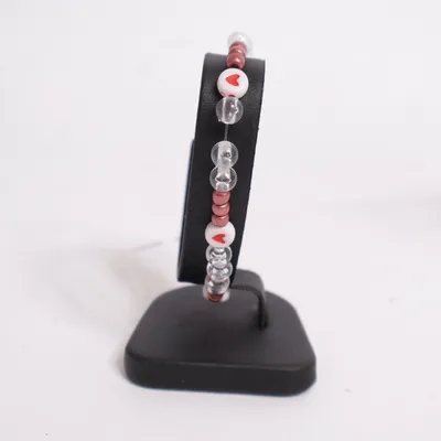 Bracelet (Rouge, Blanc, Transparent) Métal inconnu