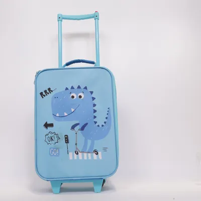 Carry-on suitcase (Blue, Multicolored)