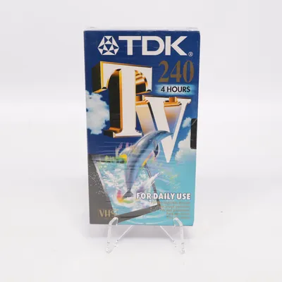 VHS-inspelare (Blå, Vit) från TDK