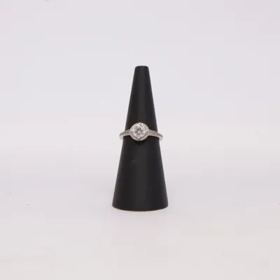 Ring (Silverfärgad, Röd) Silver