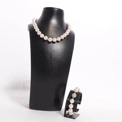 Parure de bijoux (Blanc) de Jewel Métal inconnu