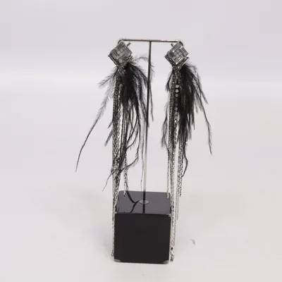Oorbellen (Zwart, Zilver) van Fashion Jewelry Onbekend materiaal