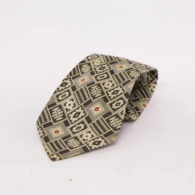 Tie (Green, Beige, Multicolored) from Loris Azzaro Paris Silk