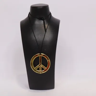 Halsband (Guldfärgad, Svart) Plast