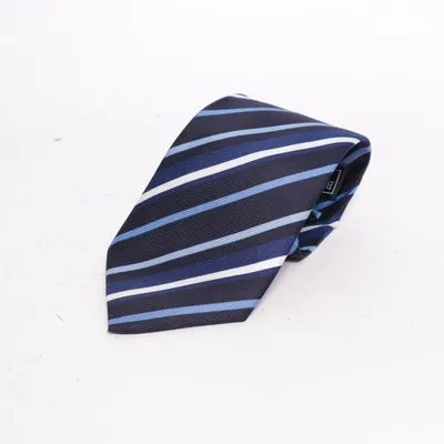 Cravate (Bleu, Noir, Blanc) de Bijoux Terner Soie