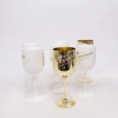 Champagneglas (Vit, Guldfärgad) från Moët & Chandon