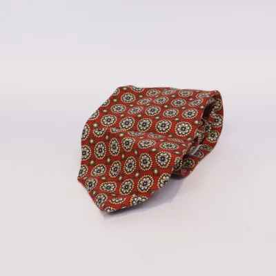Cravate (Rouge, Multicolore) de Signe Incognito Soie