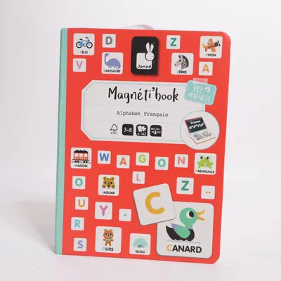 Legetøj (Magnét'book Alphabet Français) fra Janod