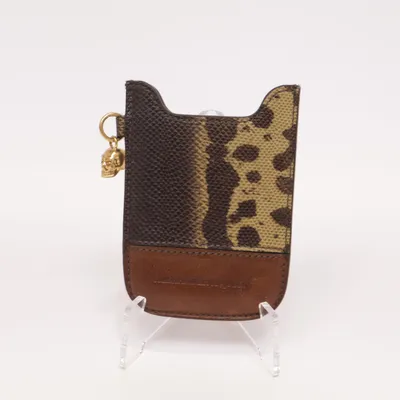 Porte-cartes (Marron, Multicolore) de Alexander McQueen