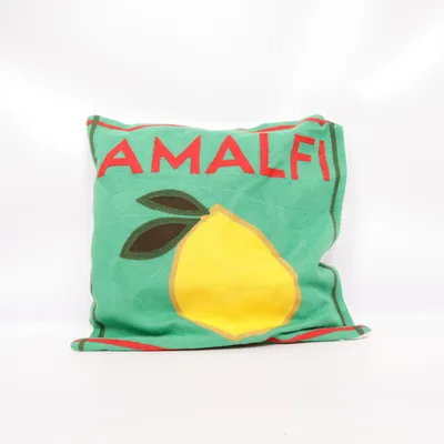 Prydnadskudde (Grön, Röd, Gul)