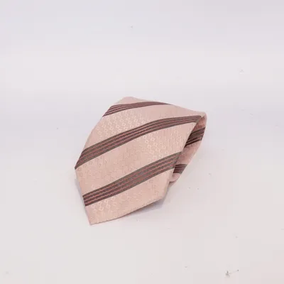 Tie (Pink, Brown) from Giorgio Armani Silk