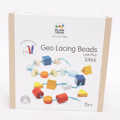 Activiteitenspeelgoed (Geo Lacing Beads) van PlanToys