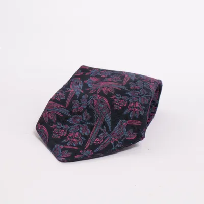 Tie (Black, Multicolored) from LACO Silk