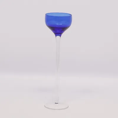 Snapseglas (Blå, Transparent)