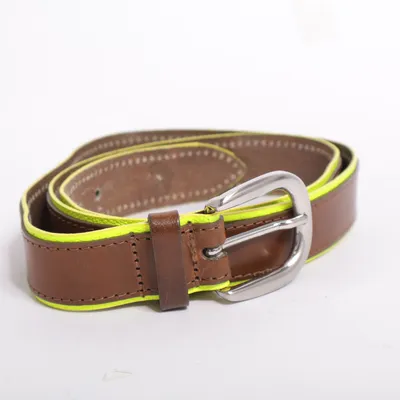 Belt (Brown, Yellow) from Vanzetti Leather